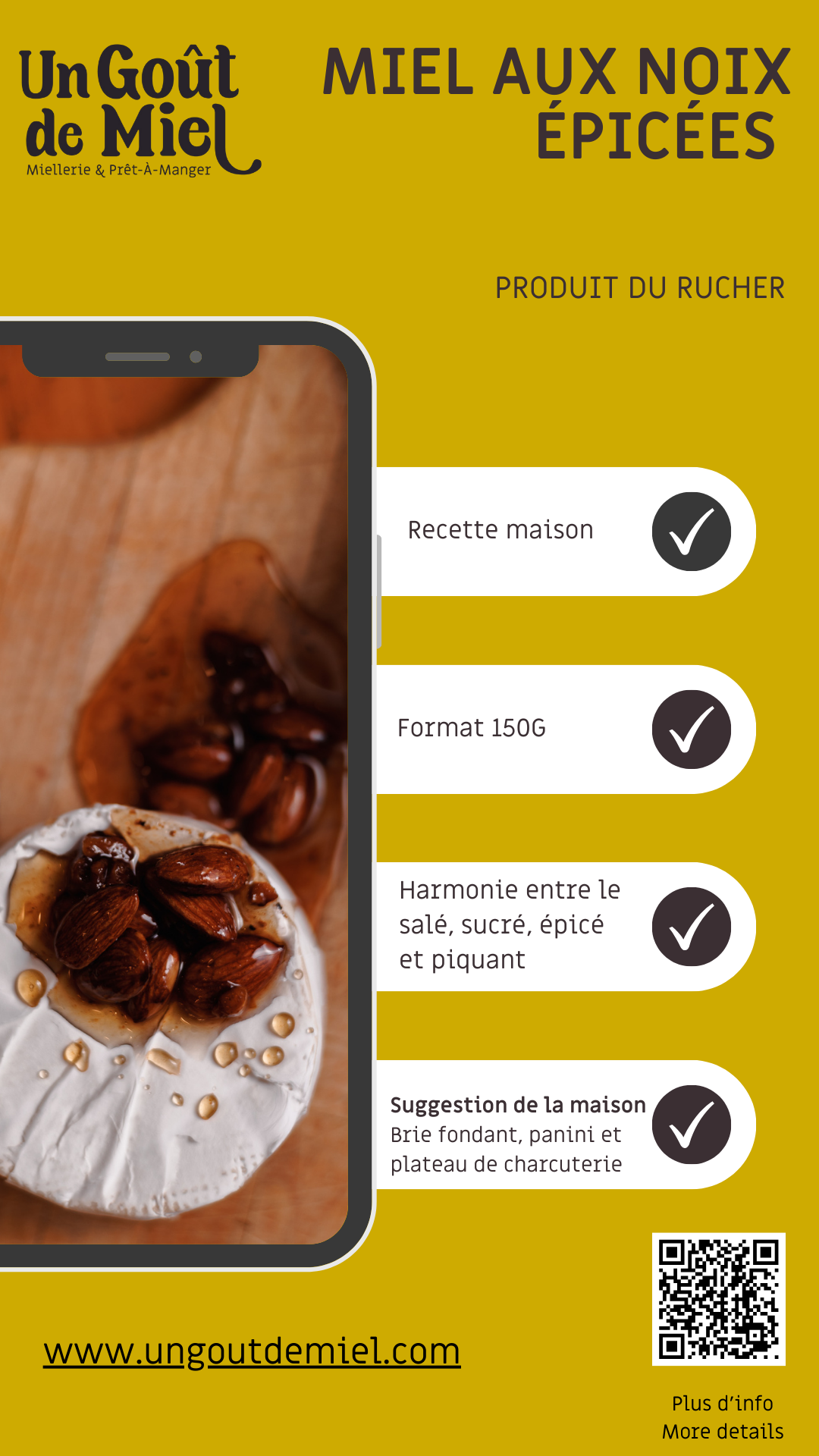 MIEL AUX NOIX ÉPICÉES