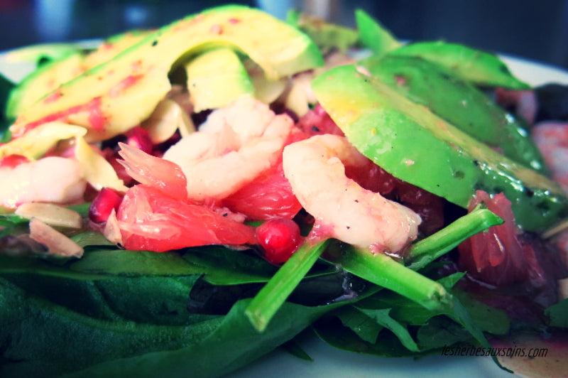 SALADE AVOCAT / PAMPLEMOUSSE