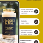 MIEL AROMATISÉ AUX HUILES ESSENTIELLES D'ORANGE ET DE GINGEMBRE