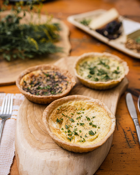 QUICHE AUX TOMATES SÉCHÉES / CHÈVRE